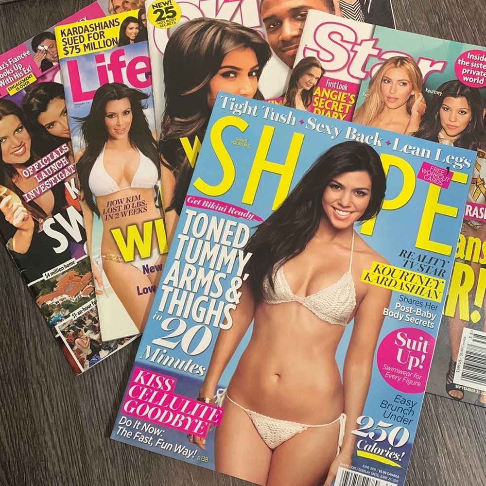 Kardashian Vintage Magazine Bundle